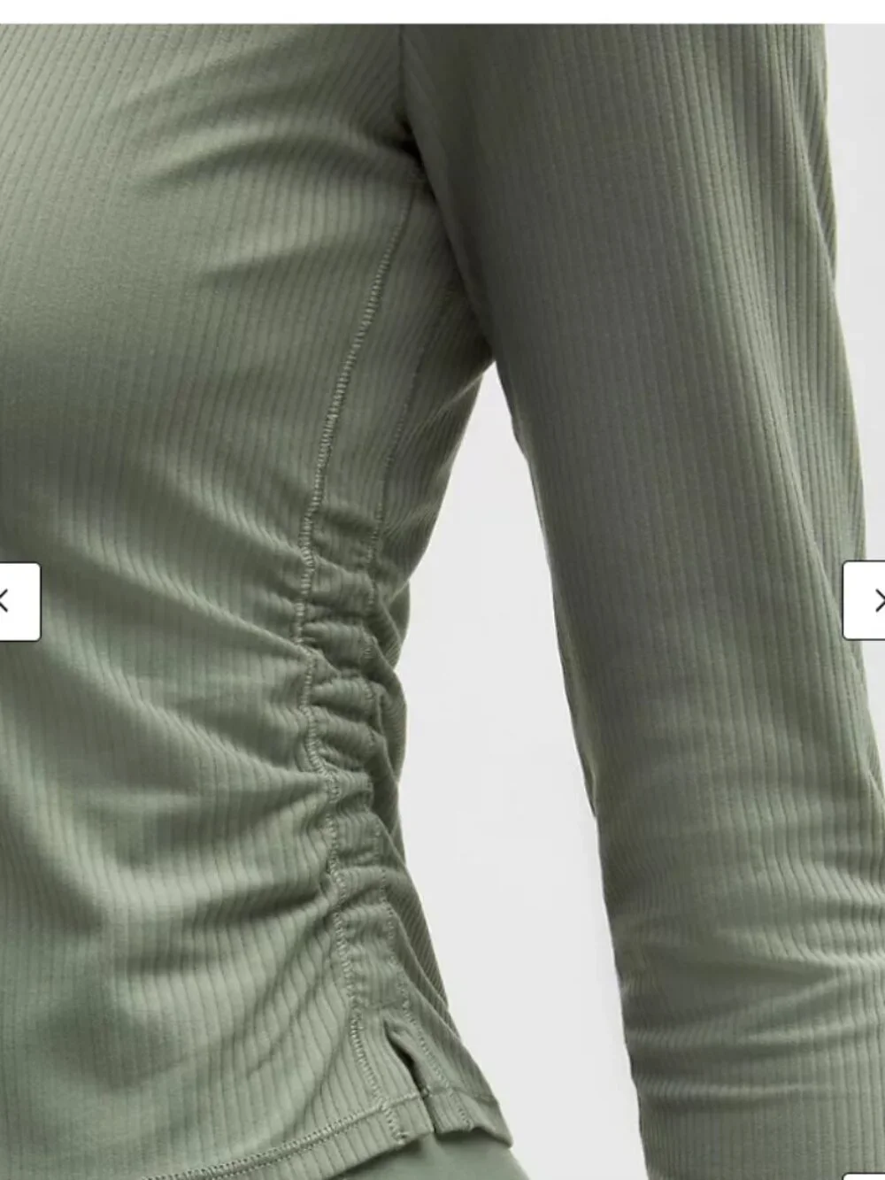 lululemon athletica All It Takes Ribbed Nulu V-Neck Long-Sleeve Shirt size 6 NWT - Picture 5 of 11